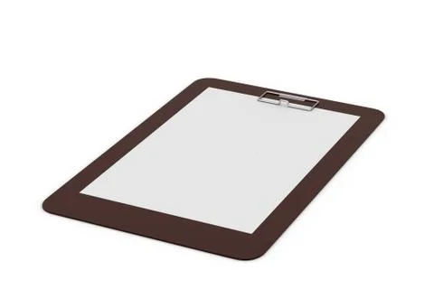 Writing pad with blank paper Free Stock Illustration