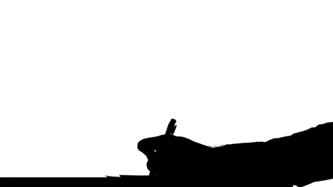 Writing on paper Video stock 78013996