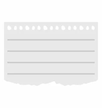 Writing Paper Vector Illustrazione stock