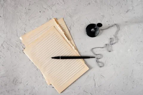 Writing pen Stock Photos