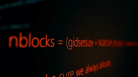 Writing programming code 3d background Stock Footage 229452875