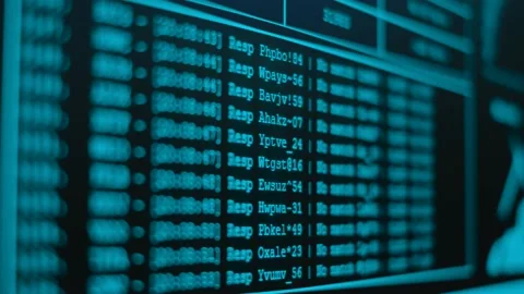 Writing programming code on laptop. Web site codes on computer monitor Stock Footage 134277727