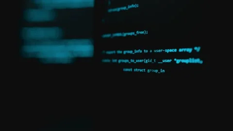 Writing programming code on laptop. Web site codes on computer monitor Stock Footage 160682799