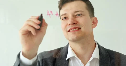 Writing the project schedule to ensure timely completion. Project management  Video stock 279403136