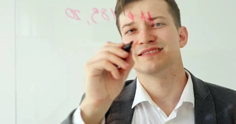 Writing the project schedule to ensure timely completion. Project management  Video stock 279403137