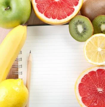 Writing a recipe Stock Photos