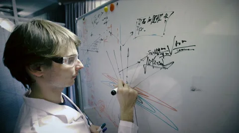 Writing the secret formula 스톡 동영상 60764640