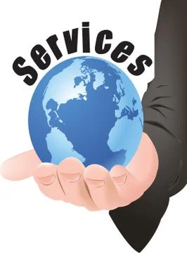 Writing service Stock Illustration