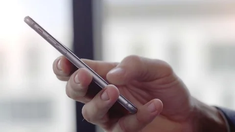 Writing a sms or whatsapp message Stock Footage 74614547