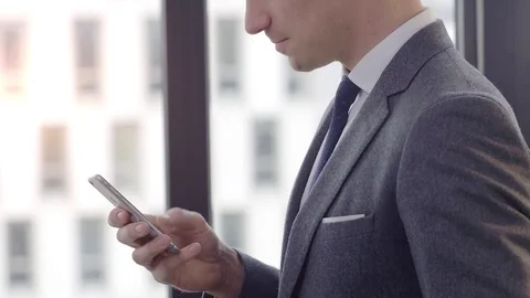 Writing a sms or whatsapp message Stock Footage 74623619