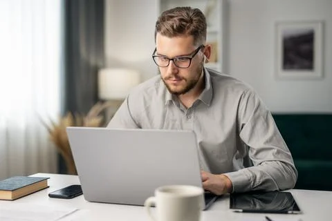 Writing software code Stock Photos