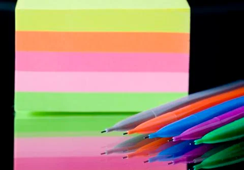 The writing subjects necessary Stock Photos