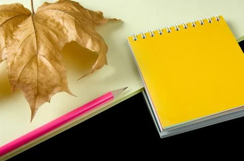 Writing subjects Stock Photos