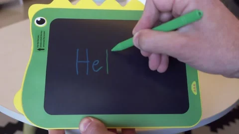 Writing Tablet,Child's, 4K Stock-Footage 330038032