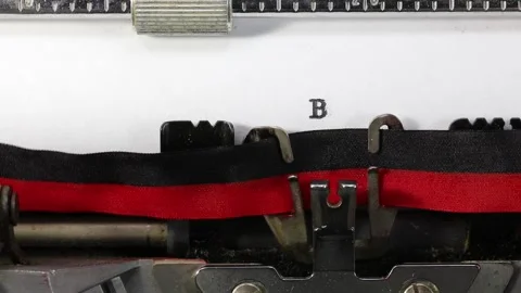 Writing on the typewriter the text BLACK LIVES MATTER Stock Footage 134068956
