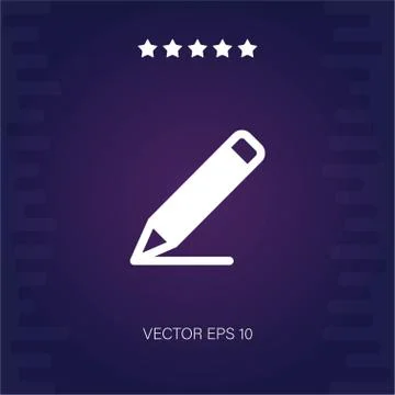 Writing vector icon Stock Illustration