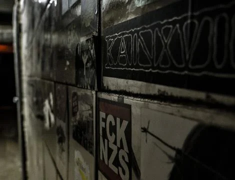 Writing on the wall Stock Photos