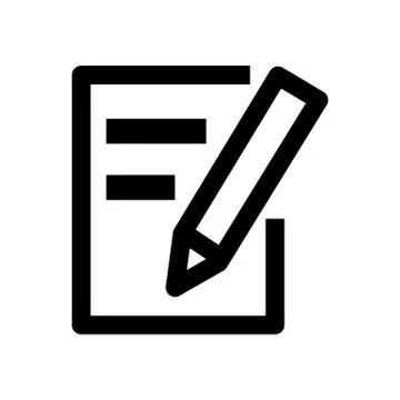 Writing Web Icon Stock Illustration