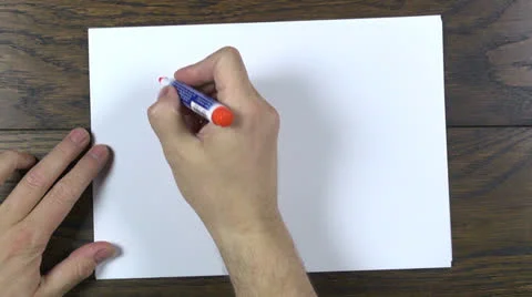 Writing yes Vídeos de archivo 24637928