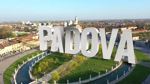 Written in 3D of Padua, on the main square. Vidéo 169759514