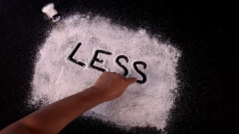 Written Salt Less 動画素材 123247748