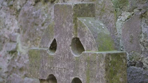The written scriptures on the stonehenge 스톡 동영상 74509499