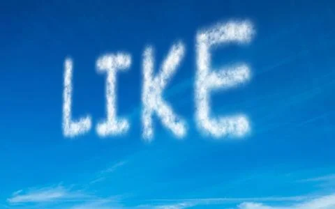 Like written in white in sky Illustration
