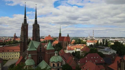 WROCŁAW CATHEDRAL Stock Footage 224294330