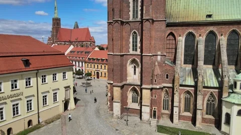 WROCŁAW CATHEDRAL Stock Footage 224294439