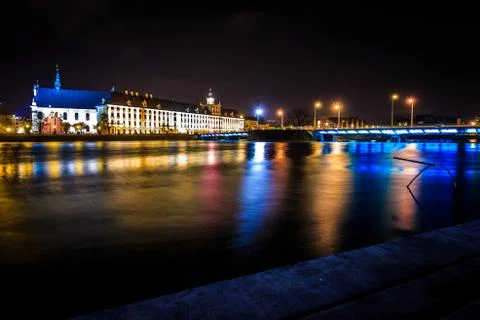 Wroclaw at night Foto stock