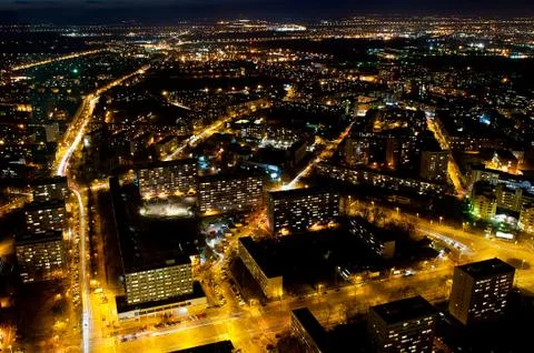 Wroclaw by night 写真素材