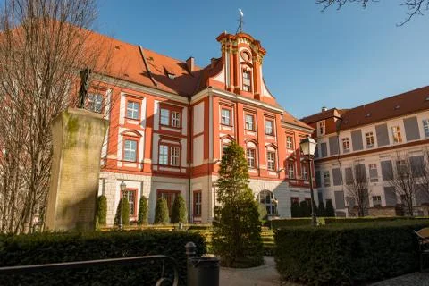 Wroclaw, Poland - March 9, 2018: Wroclaw Old Town historic area in the morning. Stock Photos