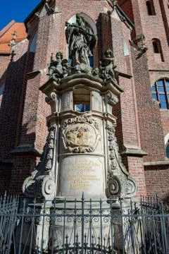 Wroclaw, Poland - March 9, 2018: Wroclaw Old Town historic area in the morning. Stock Photos