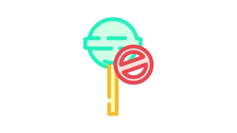 Wrong answer color icon animation Stock Footage 327269346