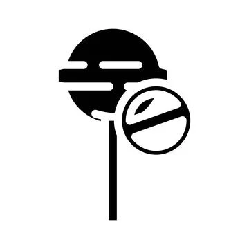 Wrong answer glyph icon vector illustration 库存插图