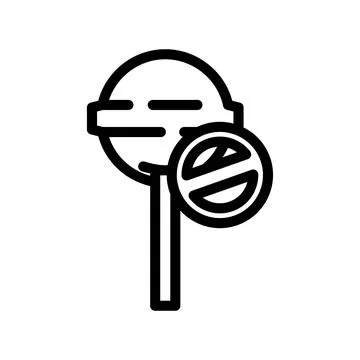 Wrong answer line icon vector illustration 库存插图