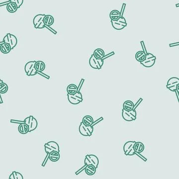 Wrong answer line vector seamless pattern Stock Illustration