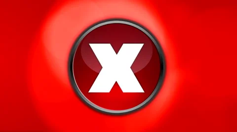 Wrong button with blue and black channel Stock Footage 44574949