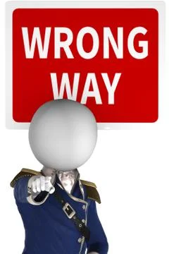 Wrong choice Stock Illustration