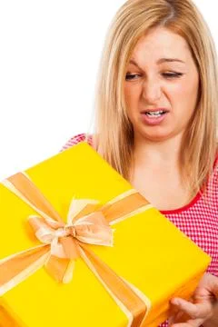 Wrong gift Stock Photos