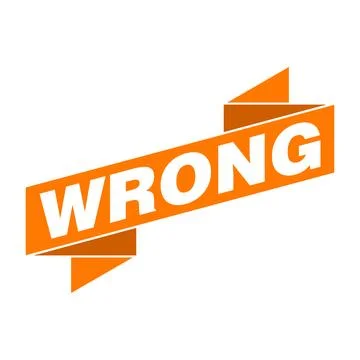 Wrong Letter Rubber Stamp Template Design 스톡 일러스트