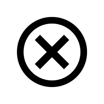 Wrong mark icon. wrong mark vector for right or wrong decision isolated Illustrazione stock