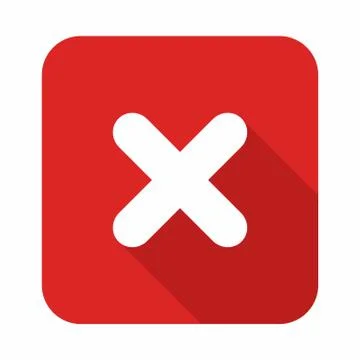 Wrong marks, Cross marks, Rejected, Disapproved, No, False, Not Ok, Wrong Cho Stock Illustration