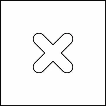 Wrong marks, Cross marks, Rejected, Disapproved, No, False, Not Ok, Wrong Cho Stock Illustration