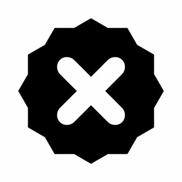 Wrong marks, Cross marks, Rejected, Disapproved, No, False, Not Ok, Wrong Cho Stock Illustration