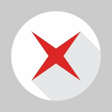 Wrong marks, Cross marks, Rejected, Disapproved, No, False, Not Ok, Wrong Cho Stock Illustration