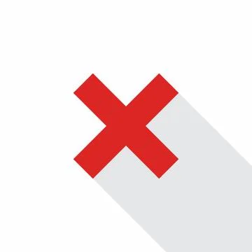 Wrong marks, Cross marks, Rejected, Disapproved, No, False, Not Ok, Wrong Cho Stock Illustration