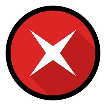 Wrong marks, Cross marks, Rejected, Disapproved, No, False, Not Ok, Wrong Cho Stock Illustration