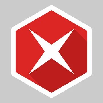 Wrong marks, Cross marks, Rejected, Disapproved, No, False, Not Ok, Wrong Cho Stock Illustration