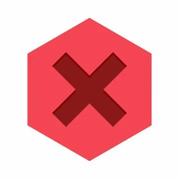 Wrong marks, Cross marks, Rejected, Disapproved, No, False, Not Ok, Wrong Cho Stock Illustration